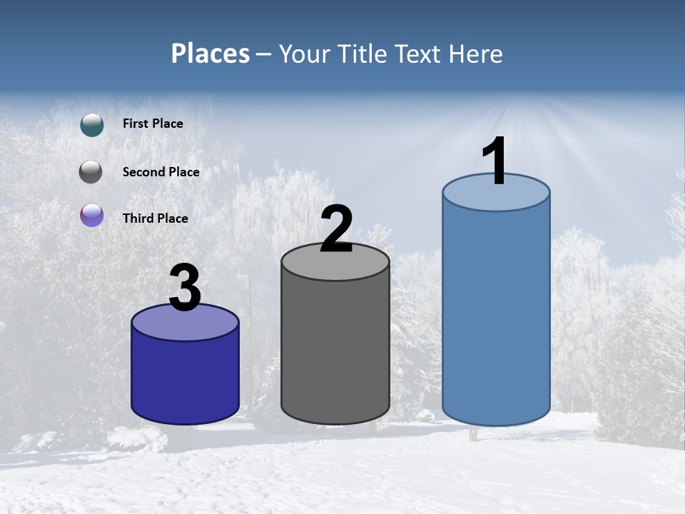 Snowfall Year Nature PowerPoint Template