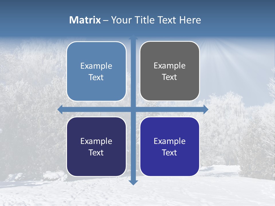 Snowfall Year Nature PowerPoint Template
