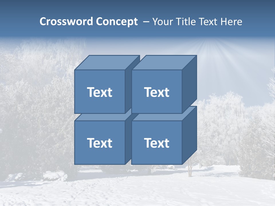 Snowfall Year Nature PowerPoint Template