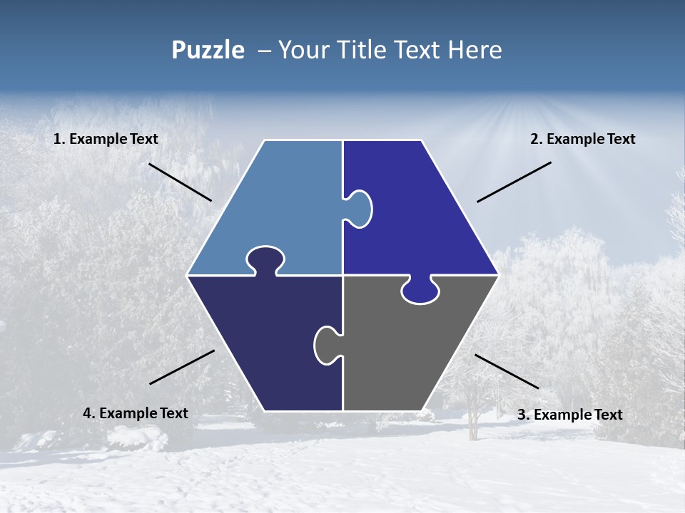 Snowfall Year Nature PowerPoint Template