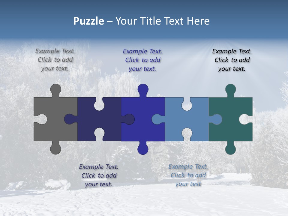 Snowfall Year Nature PowerPoint Template