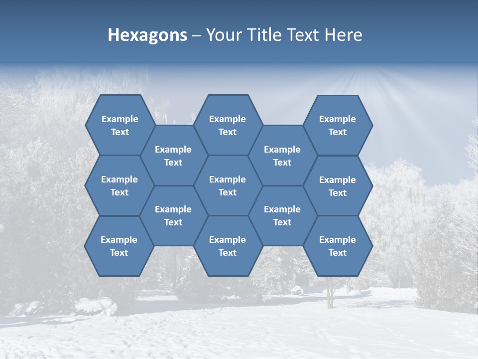 Snowfall Year Nature PowerPoint Template