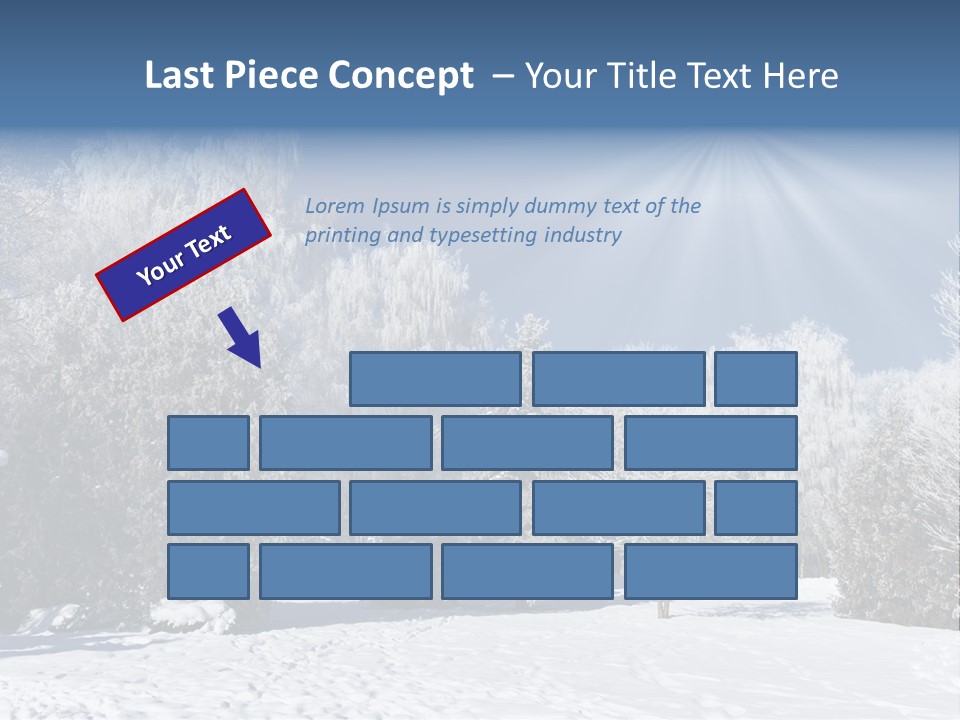 Snowfall Year Nature PowerPoint Template