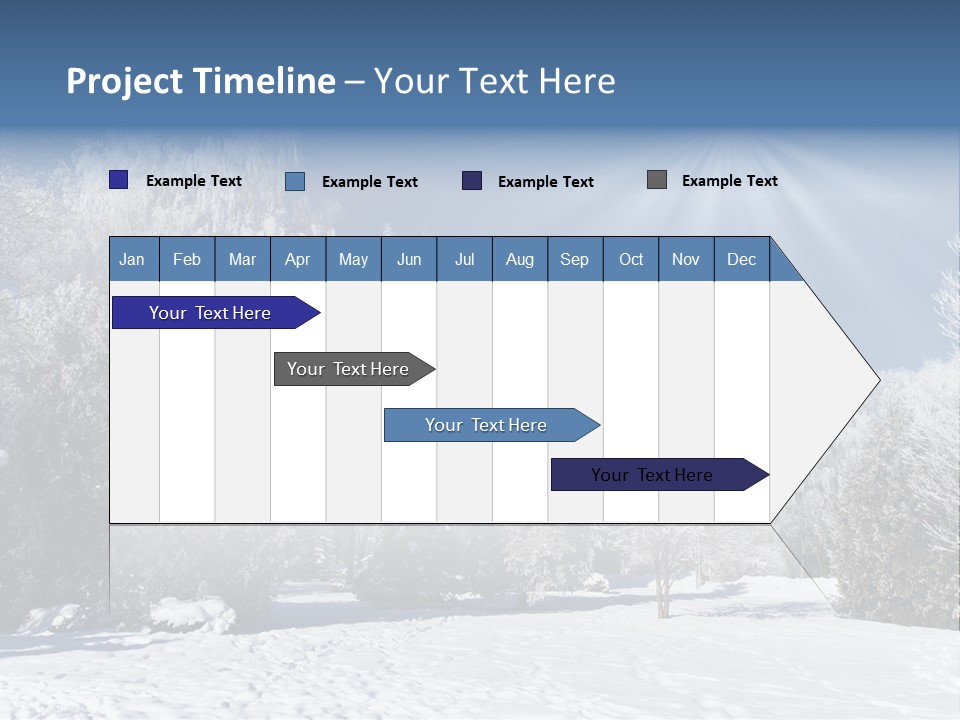Snowfall Year Nature PowerPoint Template