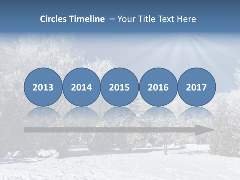 Snowfall Year Nature PowerPoint Template