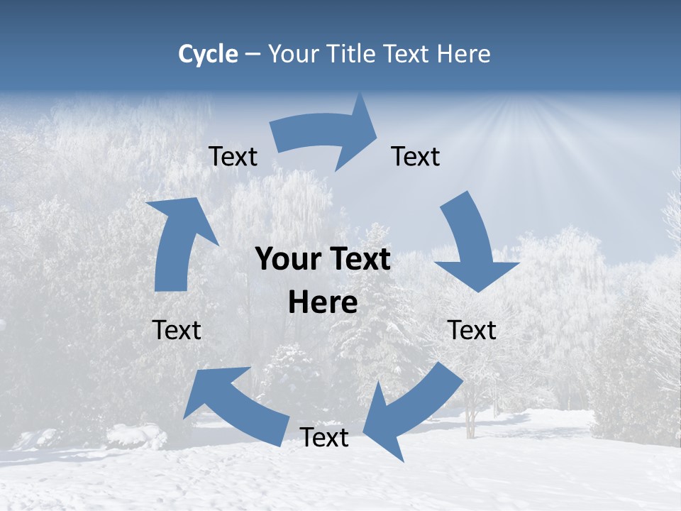 Snowfall Year Nature PowerPoint Template