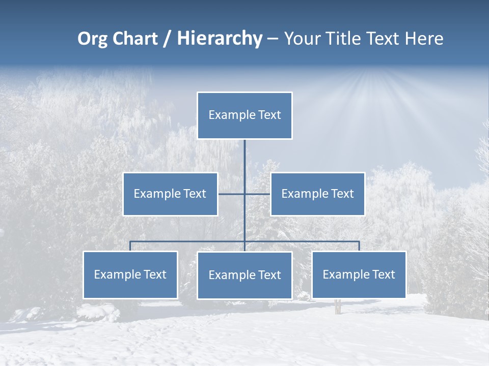 Snowfall Year Nature PowerPoint Template