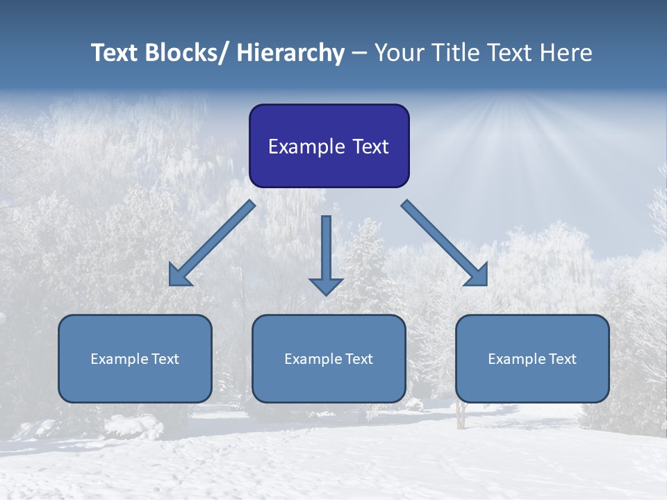 Snowfall Year Nature PowerPoint Template