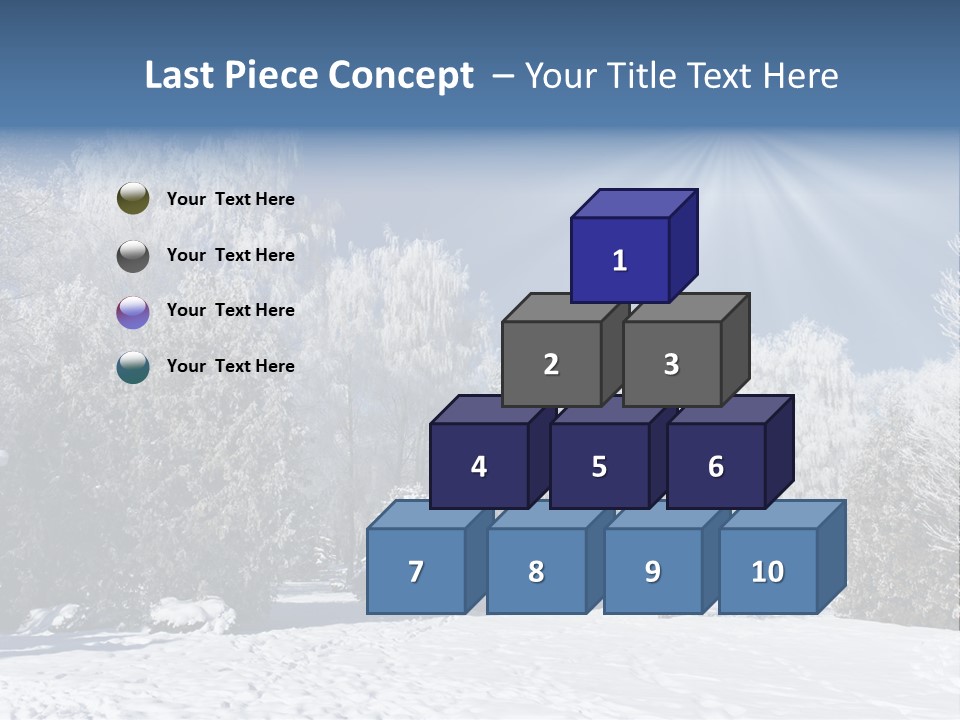 Snowfall Year Nature PowerPoint Template