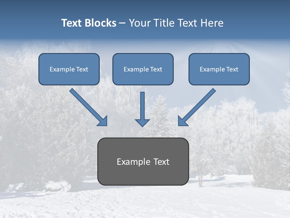 Snowfall Year Nature PowerPoint Template