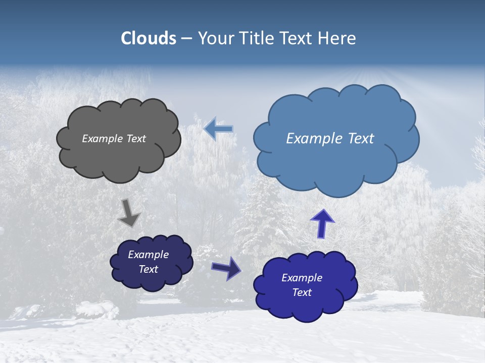 Snowfall Year Nature PowerPoint Template