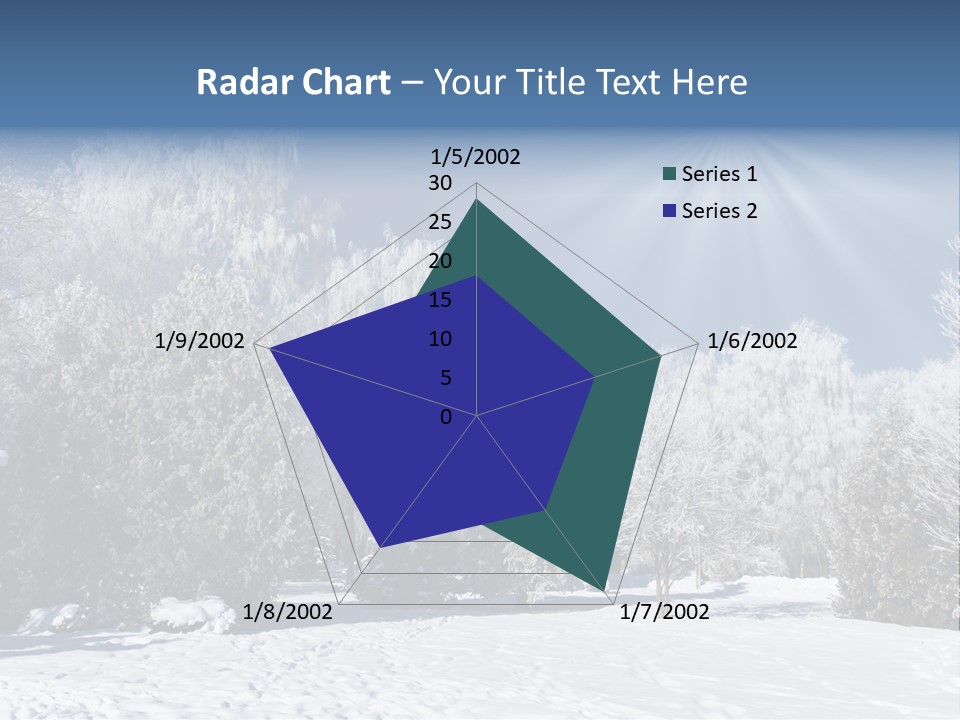 Snowfall Year Nature PowerPoint Template