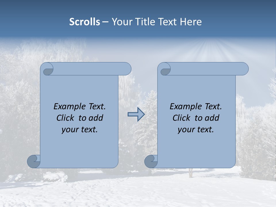 Snowfall Year Nature PowerPoint Template