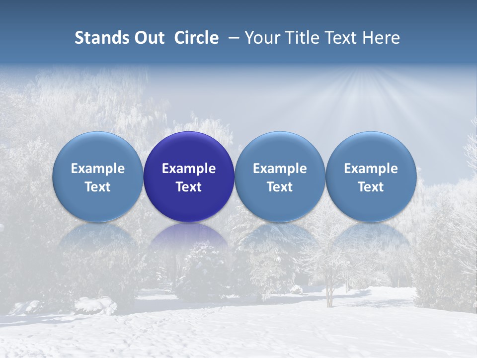 Snowfall Year Nature PowerPoint Template