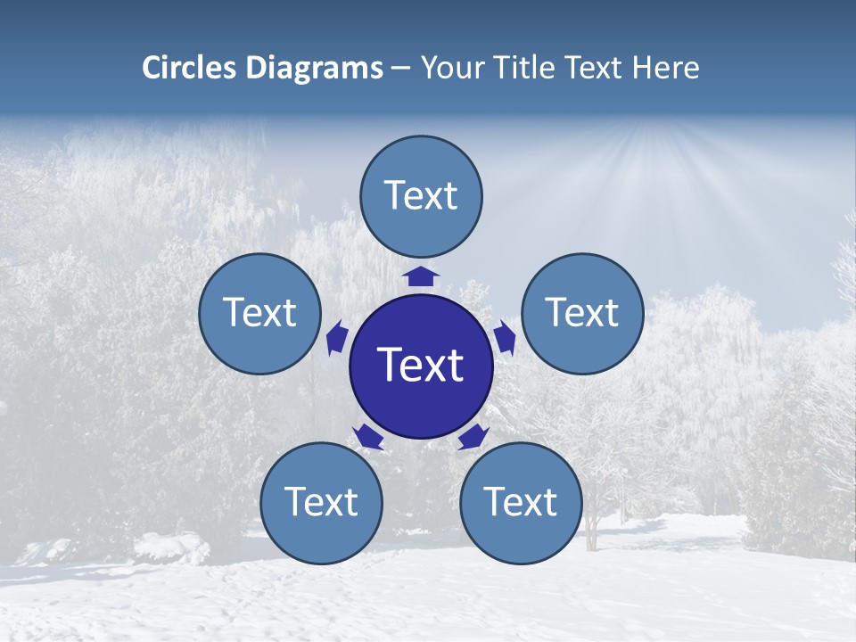 Snowfall Year Nature PowerPoint Template