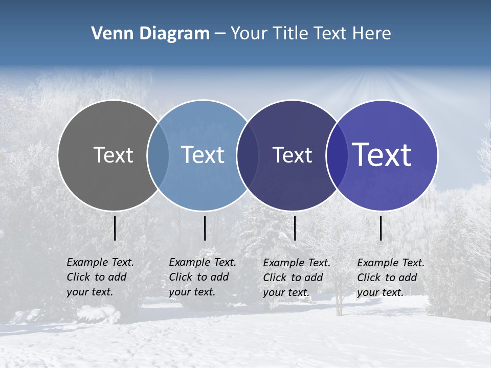 Snowfall Year Nature PowerPoint Template