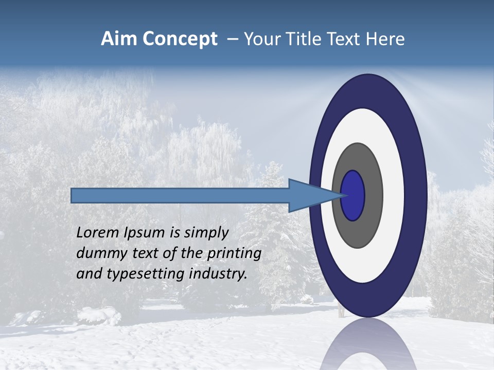 Snowfall Year Nature PowerPoint Template