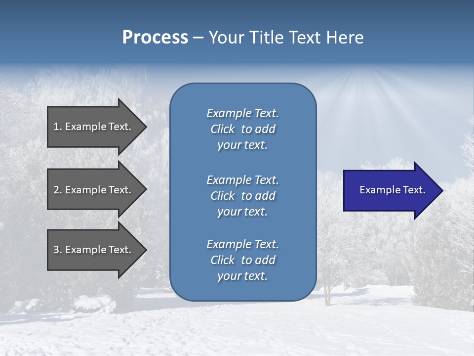 Snowfall Year Nature PowerPoint Template
