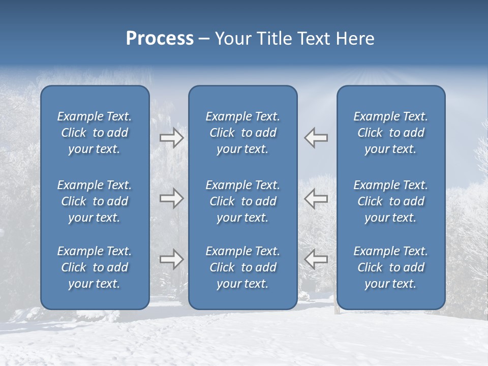 Snowfall Year Nature PowerPoint Template