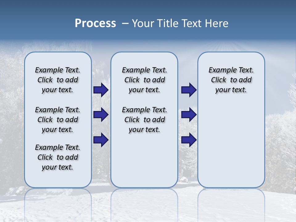 Snowfall Year Nature PowerPoint Template