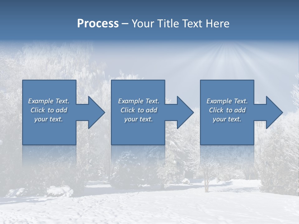 Snowfall Year Nature PowerPoint Template