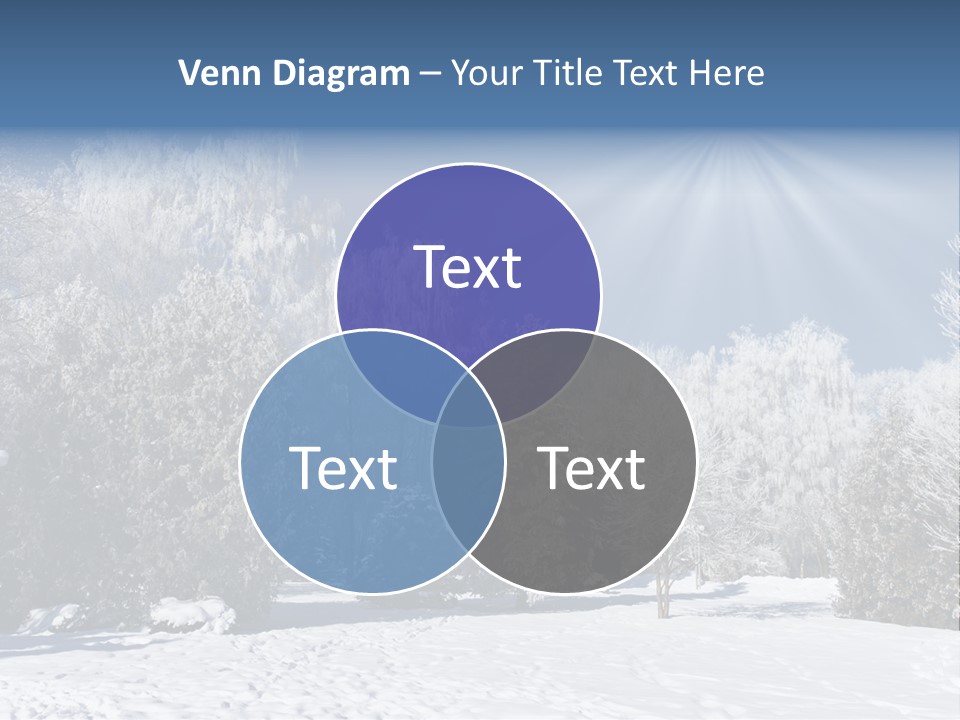 Snowfall Year Nature PowerPoint Template
