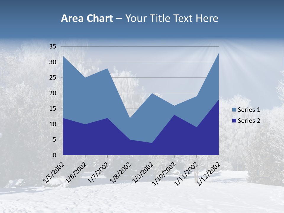 Snowfall Year Nature PowerPoint Template