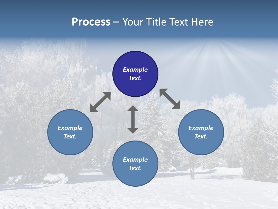 Snowfall Year Nature PowerPoint Template