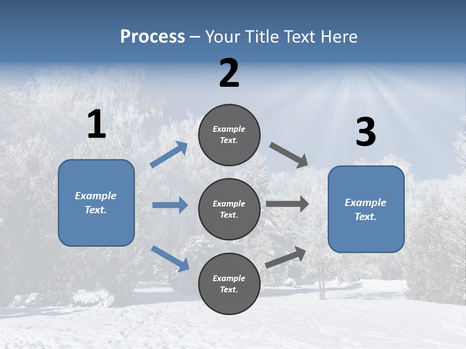 Snowfall Year Nature PowerPoint Template