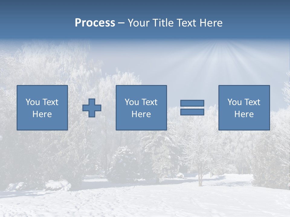 Snowfall Year Nature PowerPoint Template