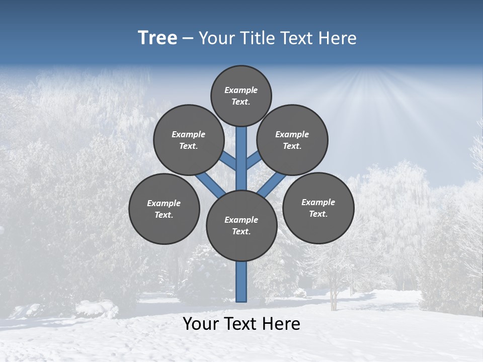 Snowfall Year Nature PowerPoint Template
