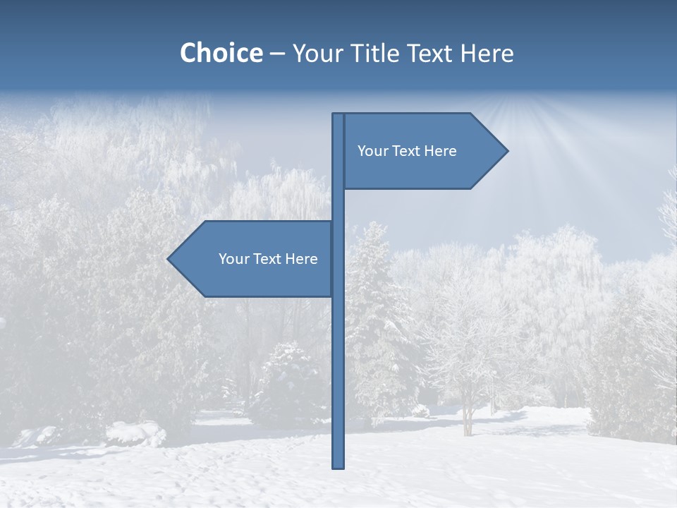 Snowfall Year Nature PowerPoint Template