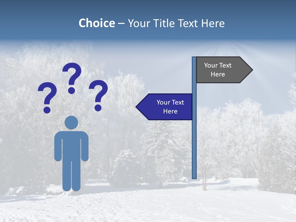 Snowfall Year Nature PowerPoint Template