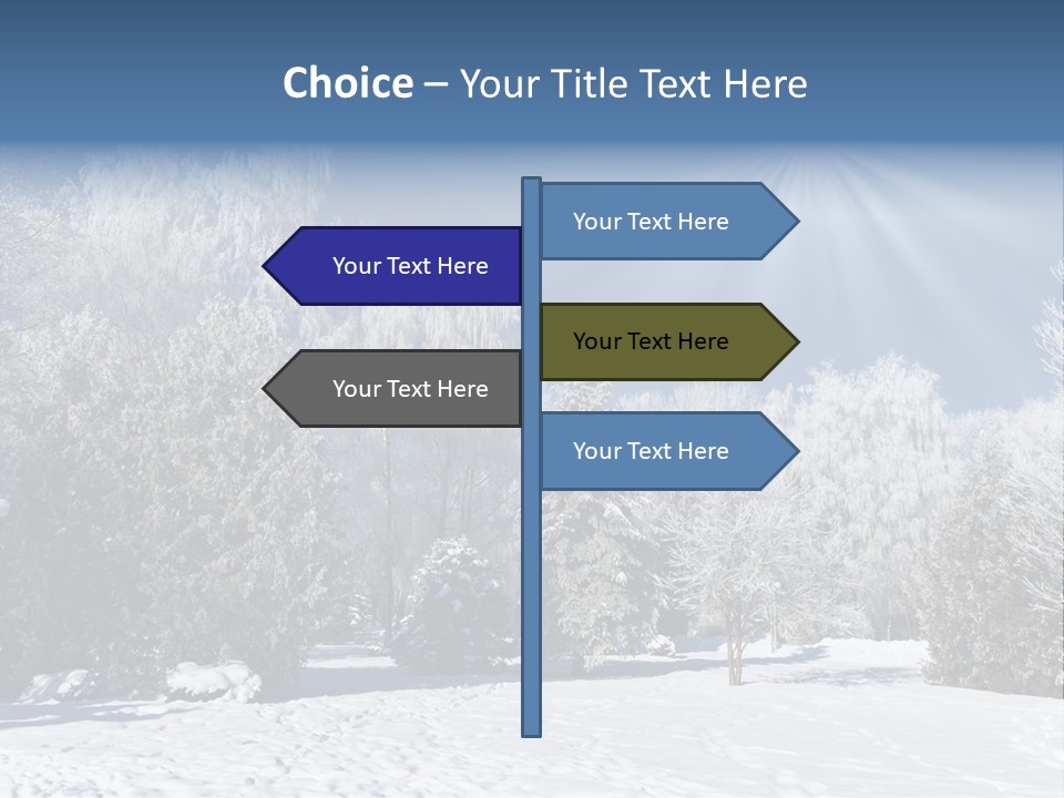 Snowfall Year Nature PowerPoint Template