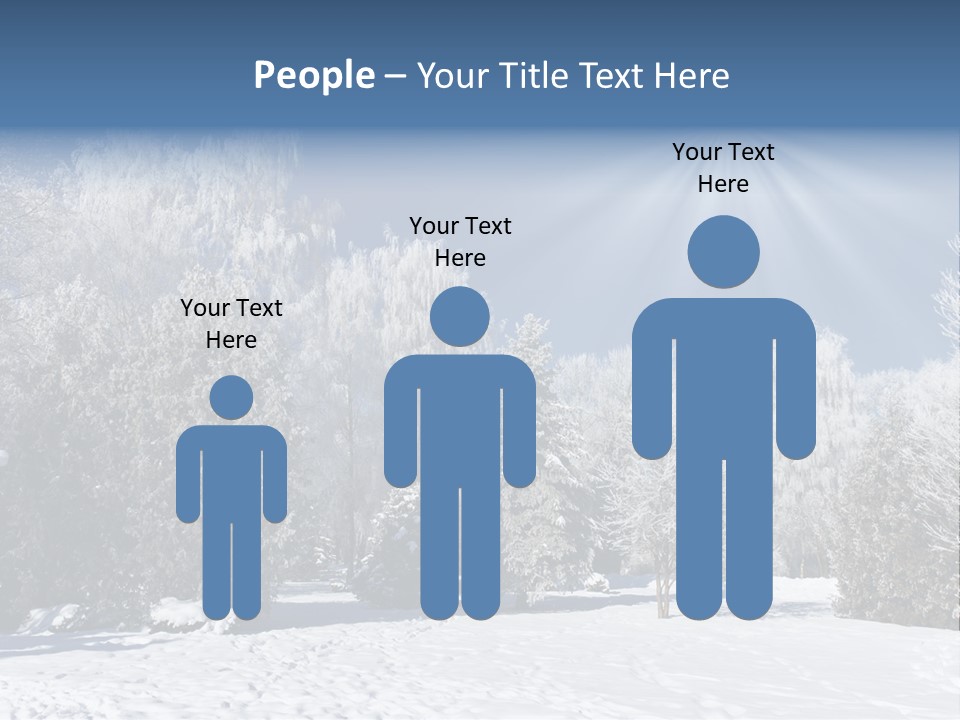 Snowfall Year Nature PowerPoint Template