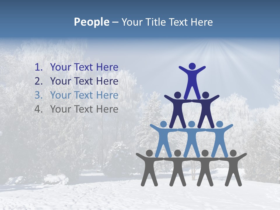 Snowfall Year Nature PowerPoint Template