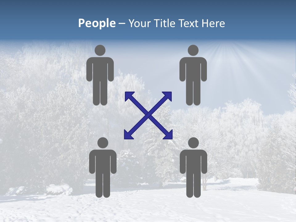 Snowfall Year Nature PowerPoint Template