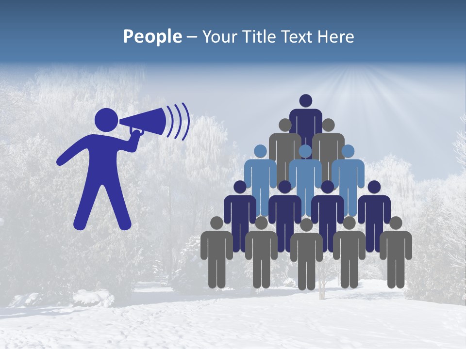 Snowfall Year Nature PowerPoint Template