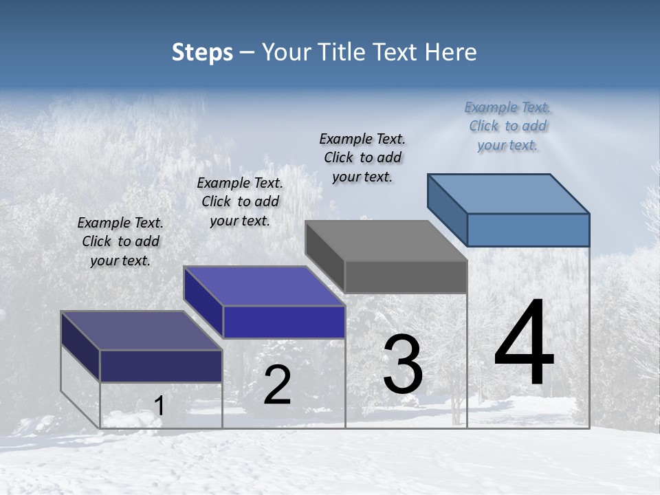 Snowfall Year Nature PowerPoint Template