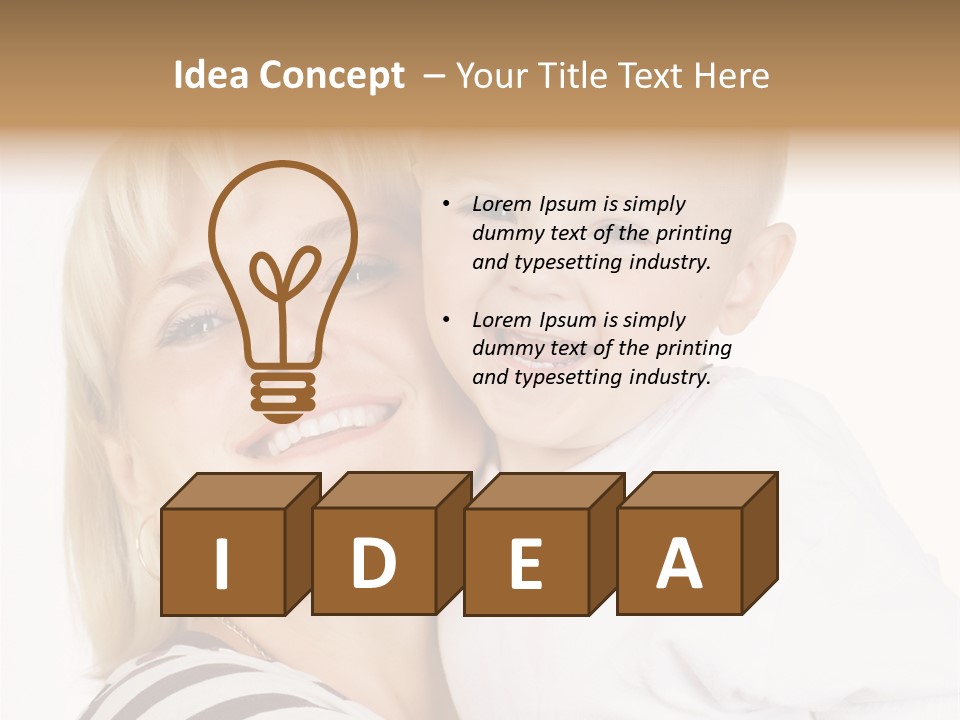 Eye Little Future PowerPoint Template