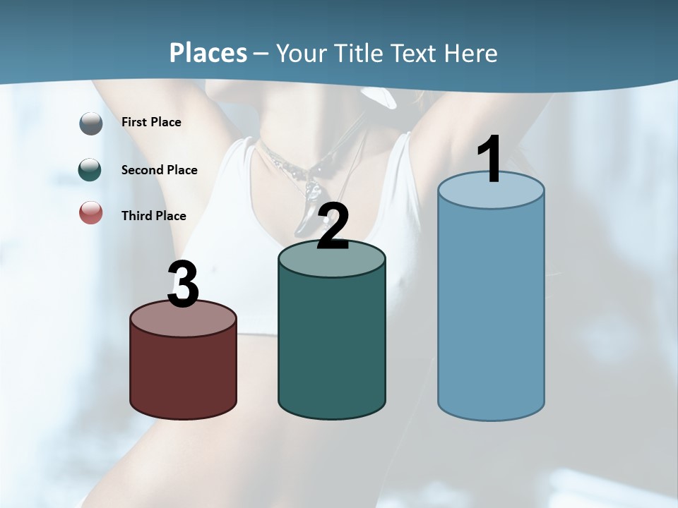 Exercise Building Caucasian PowerPoint Template