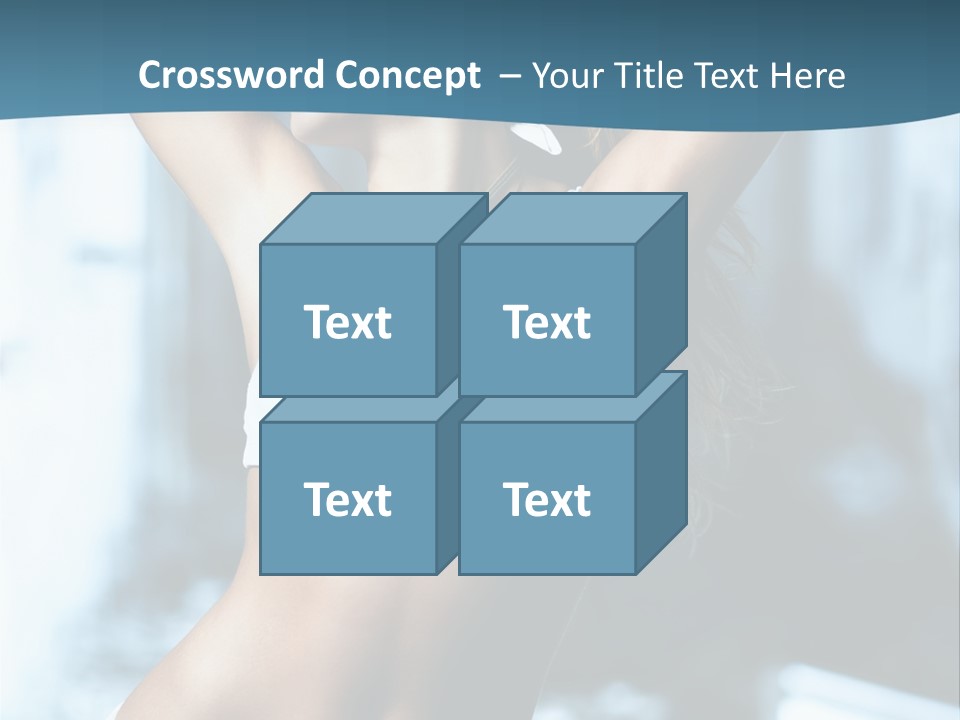Exercise Building Caucasian PowerPoint Template