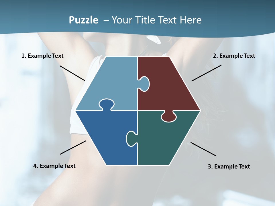 Exercise Building Caucasian PowerPoint Template