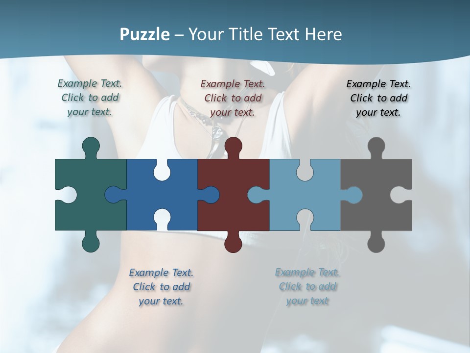 Exercise Building Caucasian PowerPoint Template