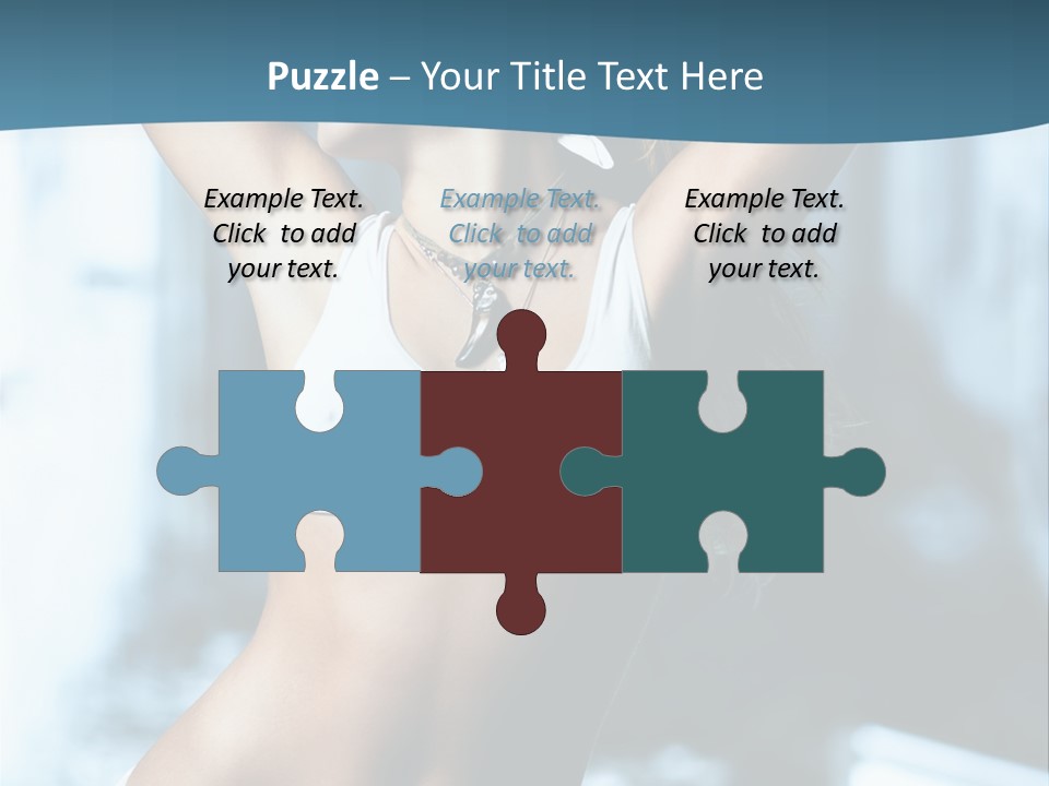 Exercise Building Caucasian PowerPoint Template