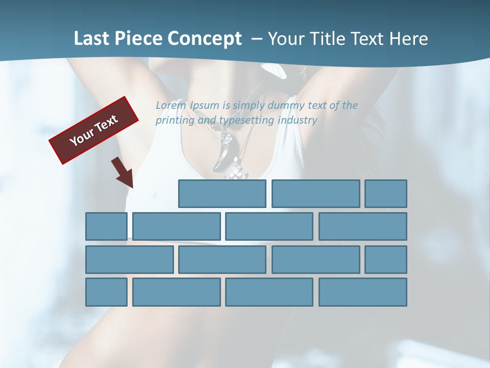 Exercise Building Caucasian PowerPoint Template