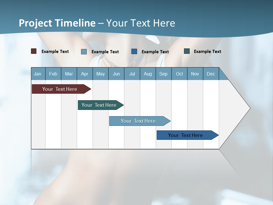 Exercise Building Caucasian PowerPoint Template