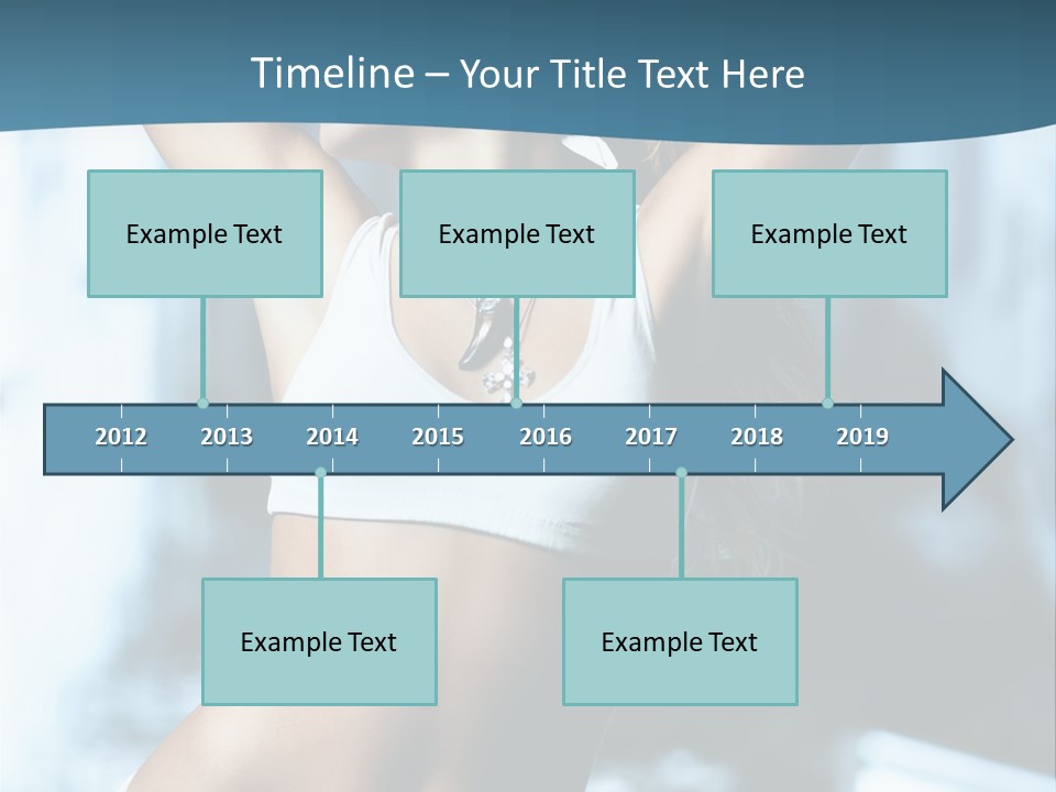 Exercise Building Caucasian PowerPoint Template