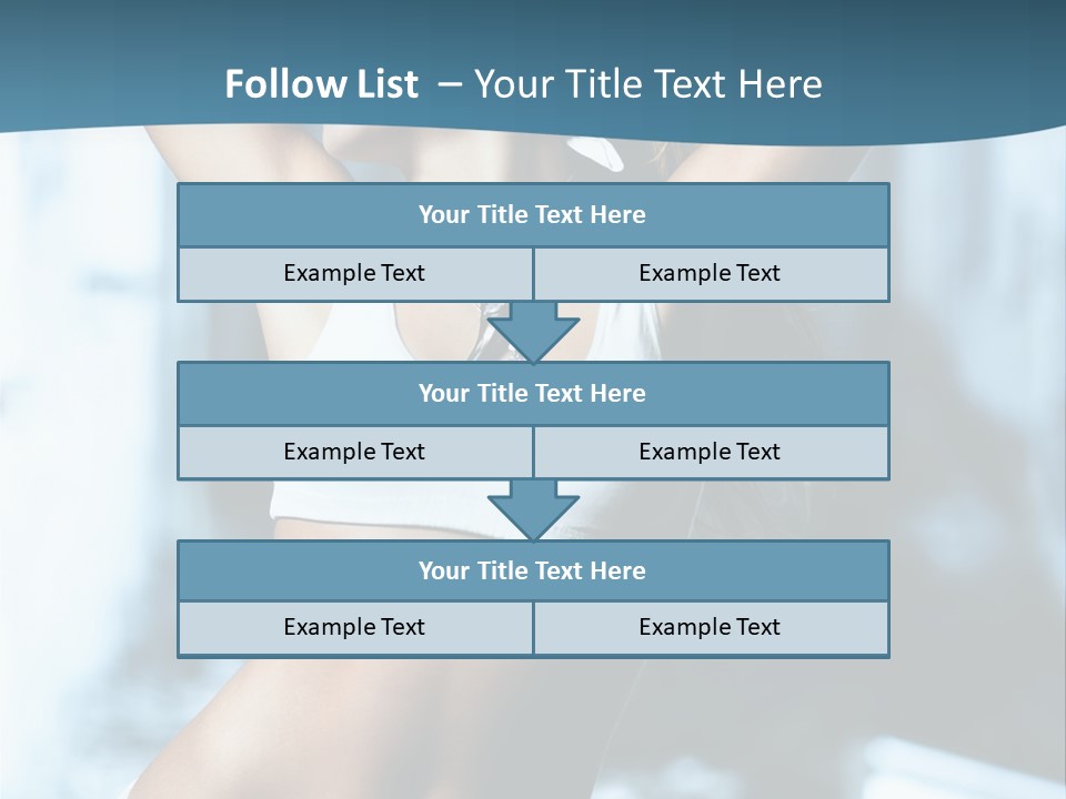 Exercise Building Caucasian PowerPoint Template