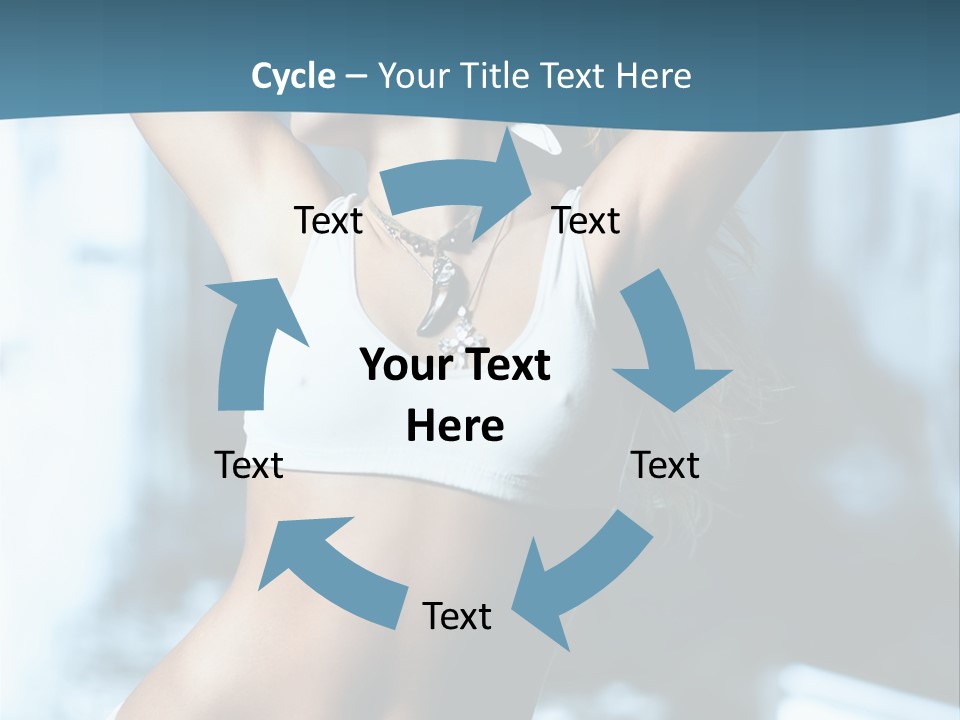 Exercise Building Caucasian PowerPoint Template
